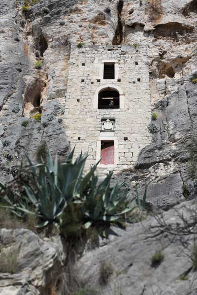 Thirteenth century hermit caves on the Marjan hill, Split, Croatia